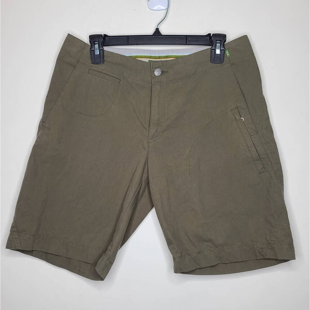 REI adventure hiking shorts - olive green - 10